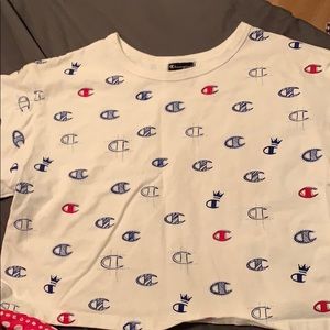 Sporty champion crop top